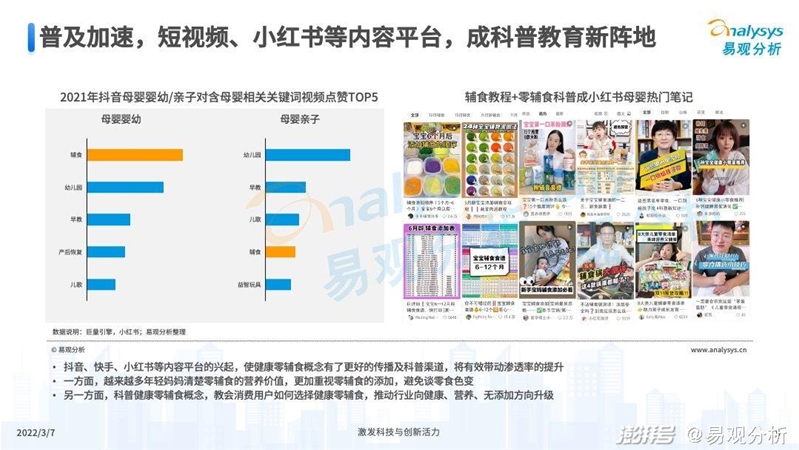 2022年中国婴童零辅食行业市场洞察