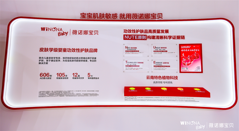 临床实证｜薇诺娜宝贝CBME首展，以NUTE医研准则打造儿童敏感肌肤专用洗沐产品