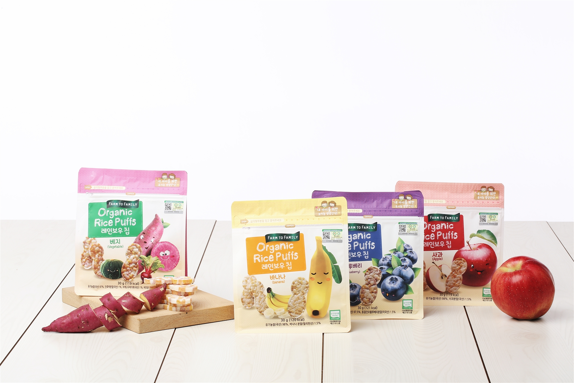 Farm to family丨家禾麗七彩米脆系列