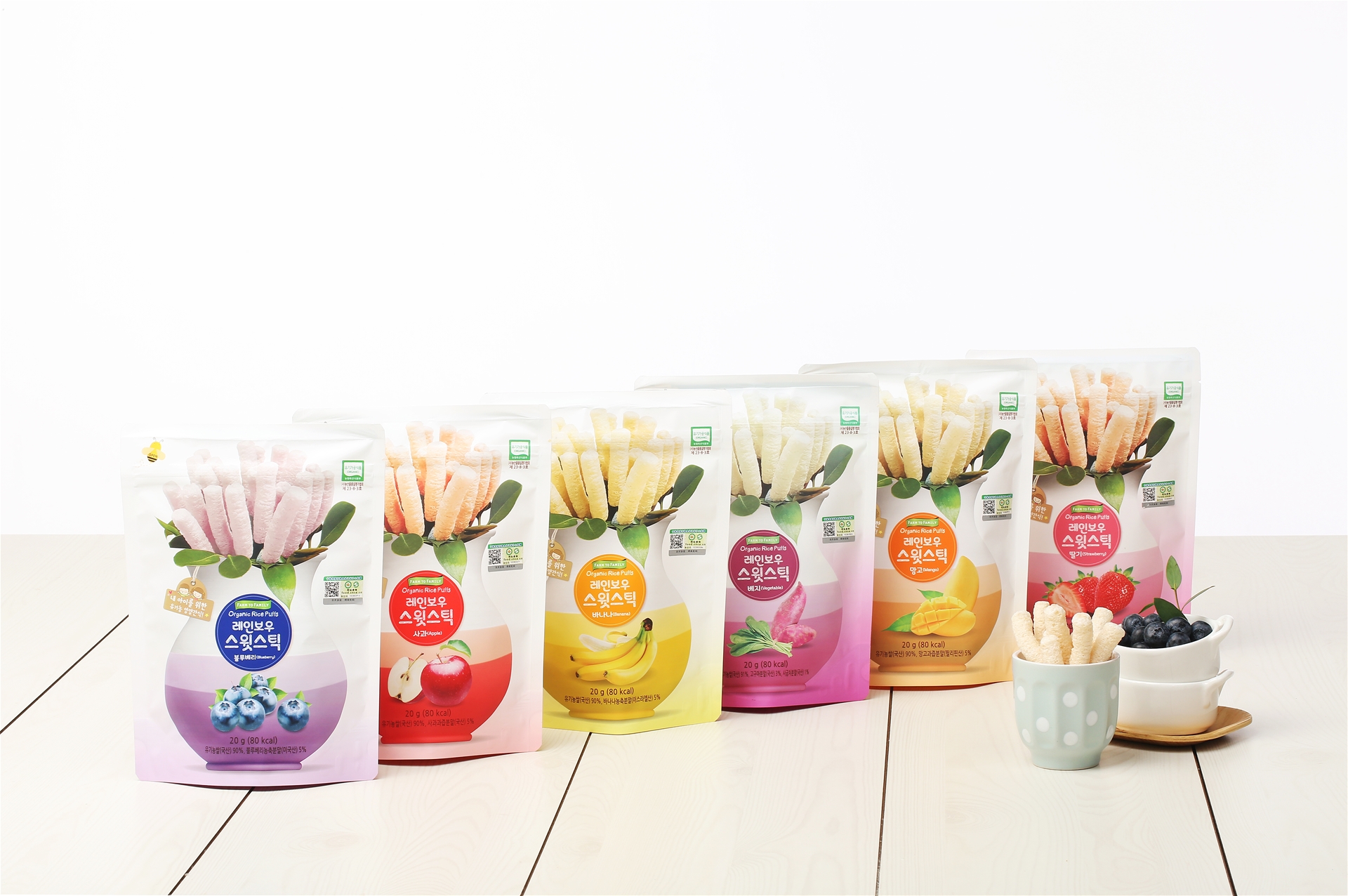 Farm to family丨家禾麗七彩米果系列