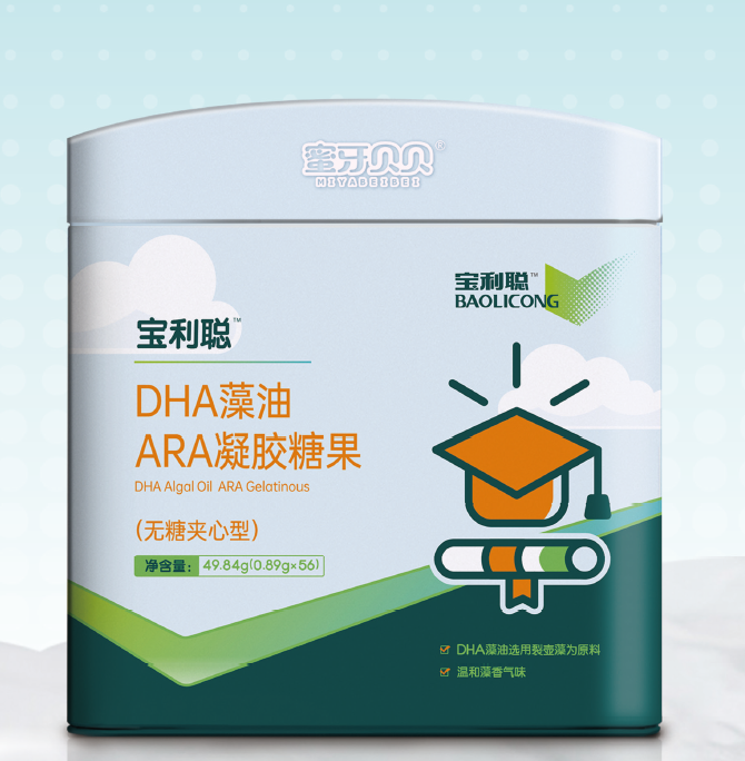 蜜牙贝贝 宝利聪 DNA藻油 ARA凝胶糖果