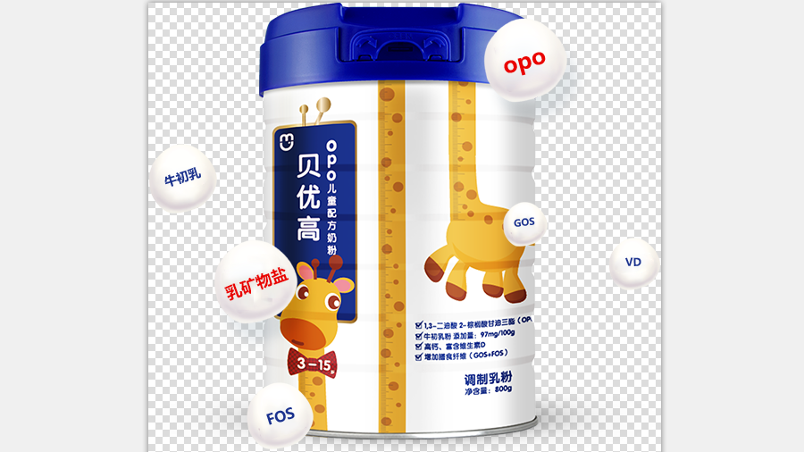 貝優(yōu)高opo兒童配方奶粉系列