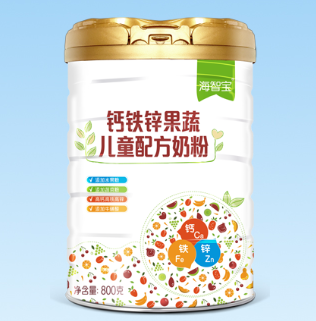 海智宝钙铁锌果蔬儿童配方奶粉