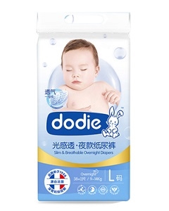 dodie光感透夜款纸尿裤