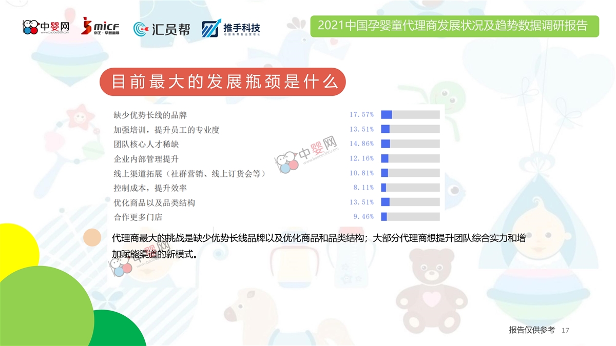 2021中国孕婴童代理商发展状况及趋势数据调研报告