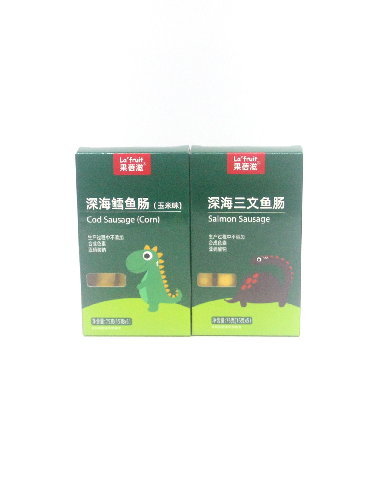 果蓓滋小盒三文鱼肠&鳕鱼肠