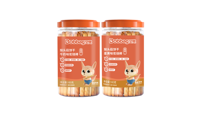 貝兜猴頭菇餅干炭燒棒系列