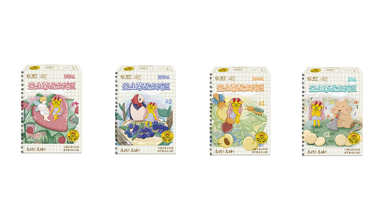 本丁孩之選益生菌酸奶溶豆系列