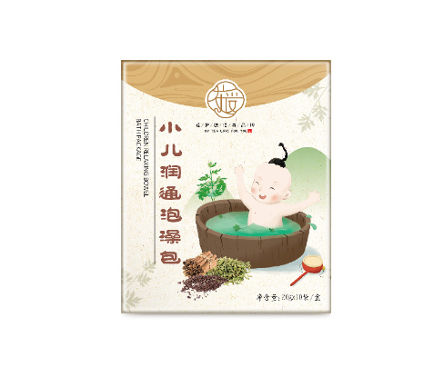 茶爱小儿润通泡澡包