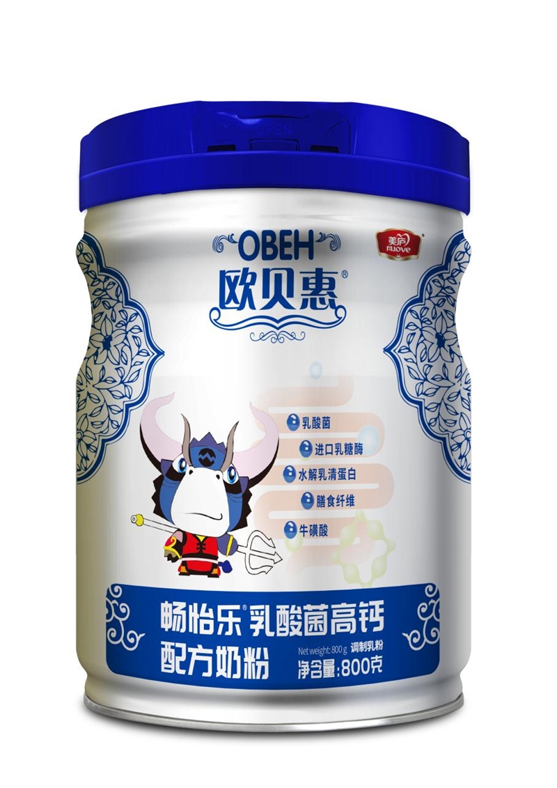 欧贝惠畅怡乐乳酸菌高钙奶粉