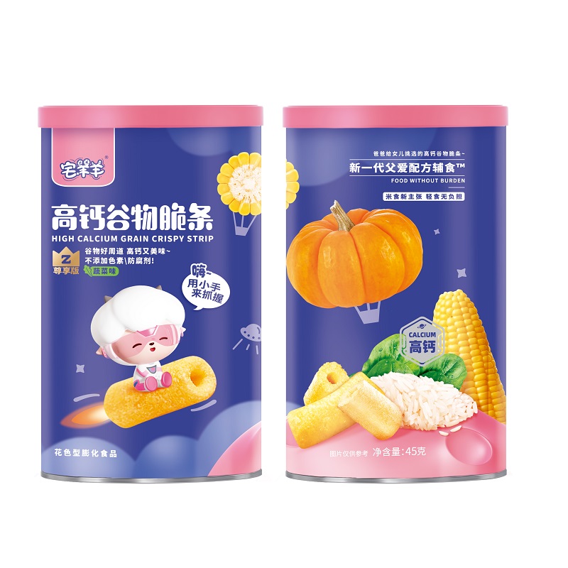 宅羊羊高钙谷物脆条(蔬菜味）