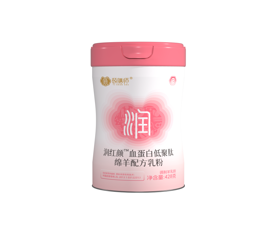 頤膳師潤(rùn)紅顏血蛋白低聚肽綿羊配方乳粉