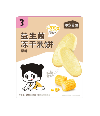 本家良田益生菌凍干米餅