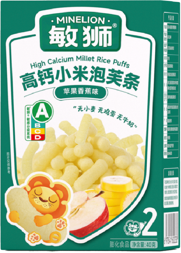 敏狮高钙小米泡芙条（苹果香蕉味）