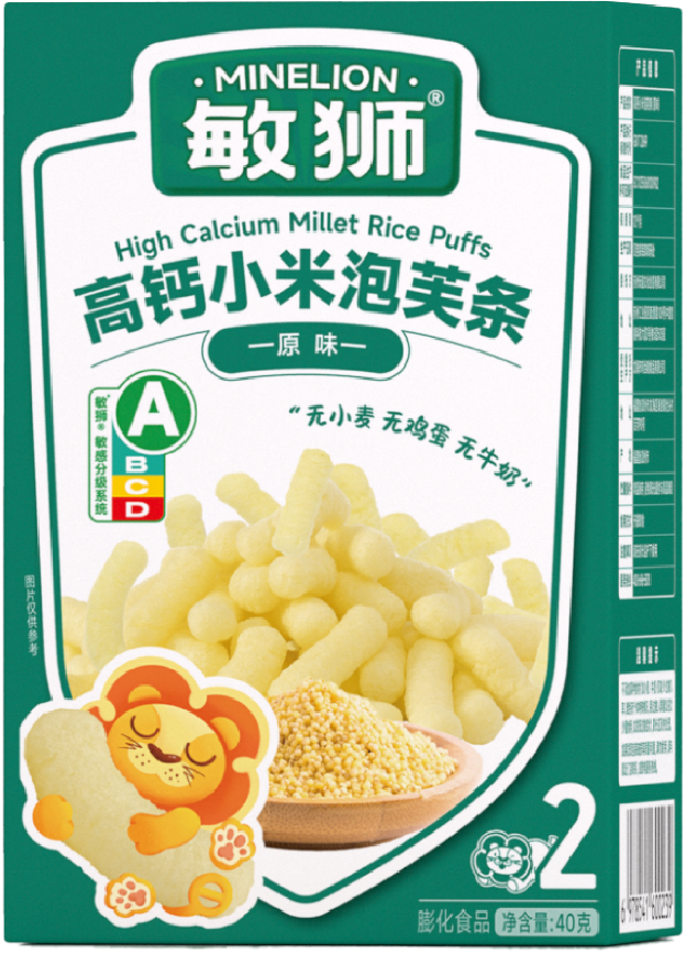 敏狮高钙小米泡芙条（原味）