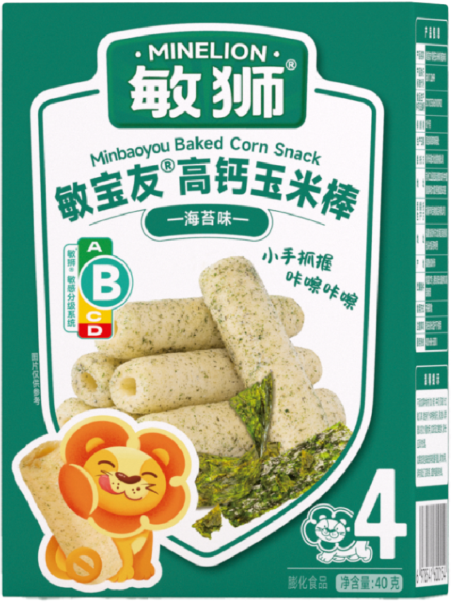敏狮敏宝友高钙玉米棒（海苔味）