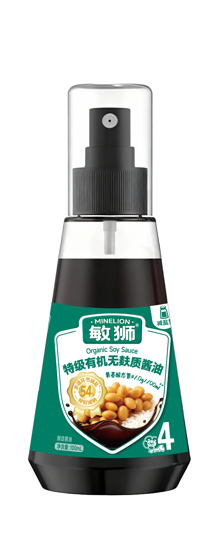 敏狮特级有机无麸质酱油