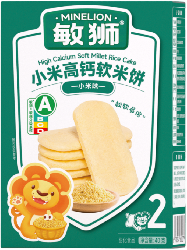 敏狮小米高钙软米饼