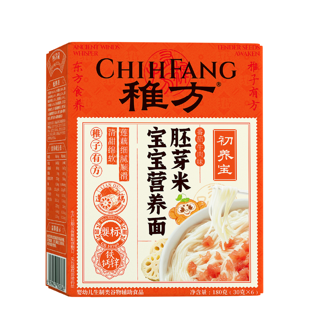 稚方胚芽米宝宝营养面（番茄牛肉味）