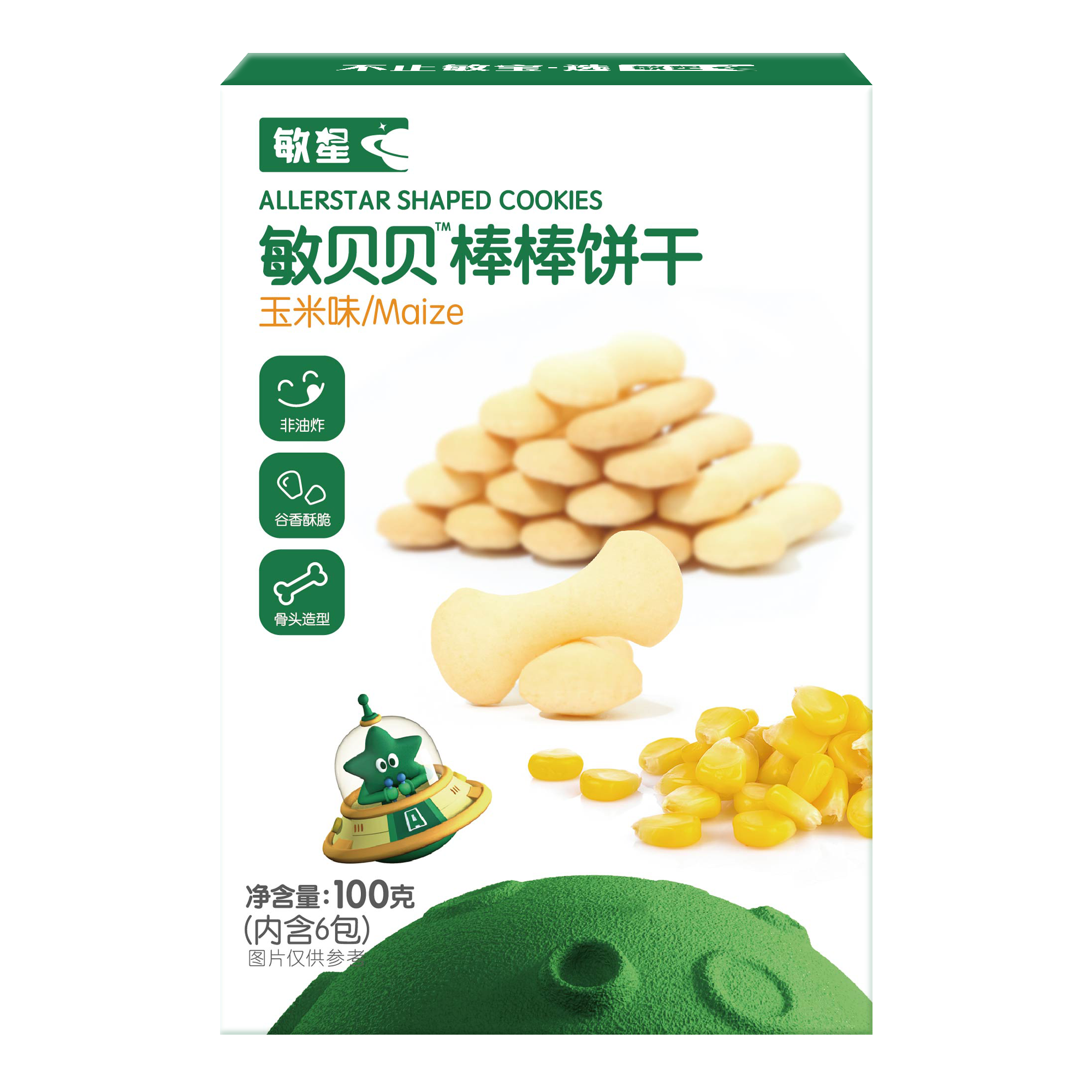 敏星敏贝贝棒棒饼干-玉米味
