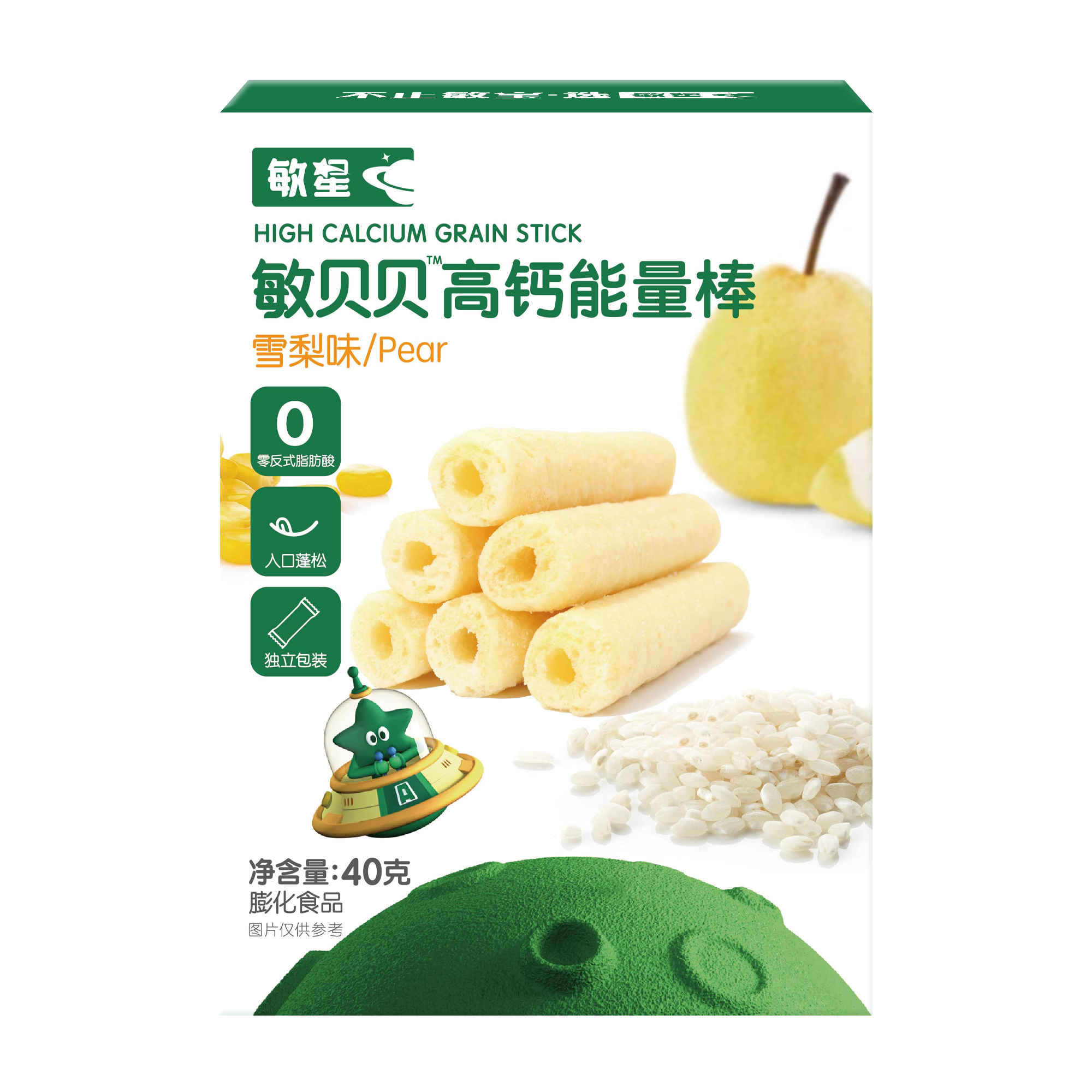 敏星敏贝贝高钙能量棒-雪梨味