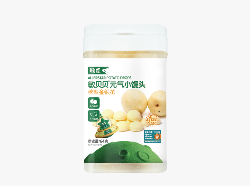 敏星敏贝贝元气小馒头-秋梨金银花味