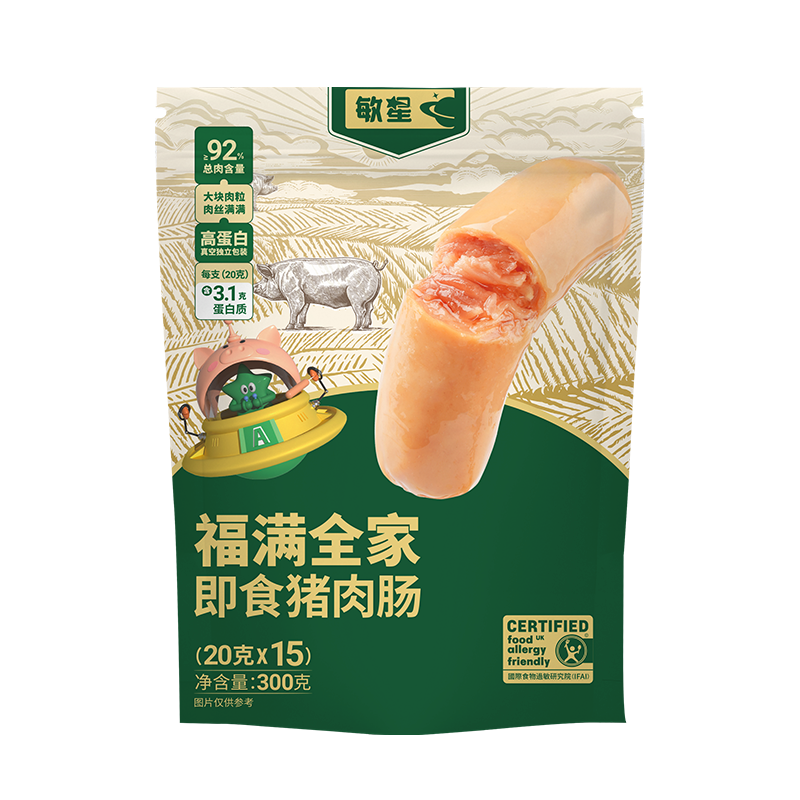 敏星福满全家即食猪肉肠